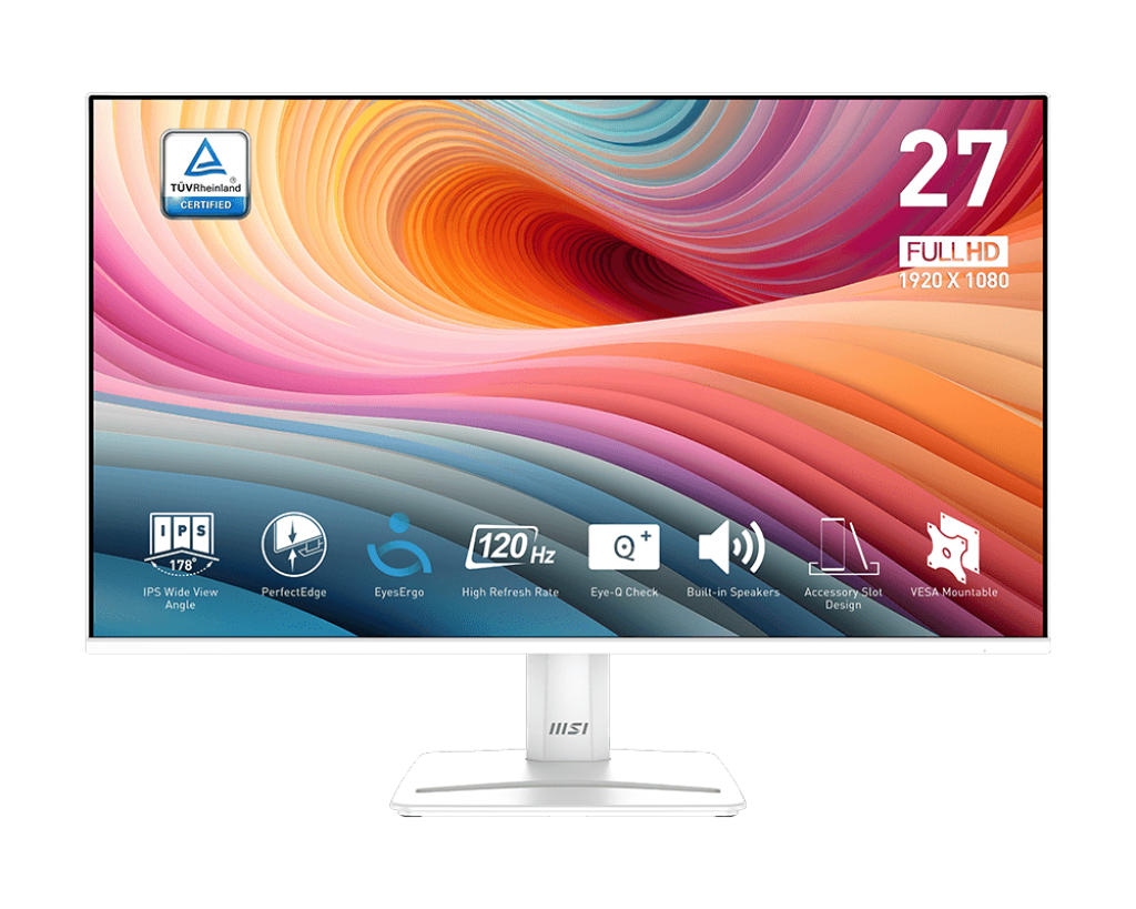 Màn Hình MSI PRO MP275W E2 27 Inch 120HZ FHD - Trắng