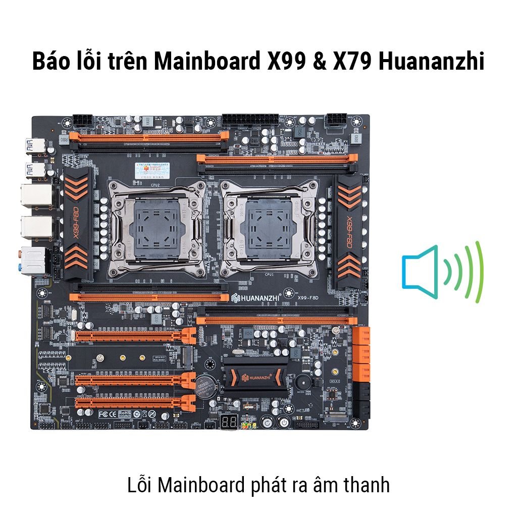 Bảng mã lỗi Mainboard Huananzhi X79 / X99 và cách xử lý 