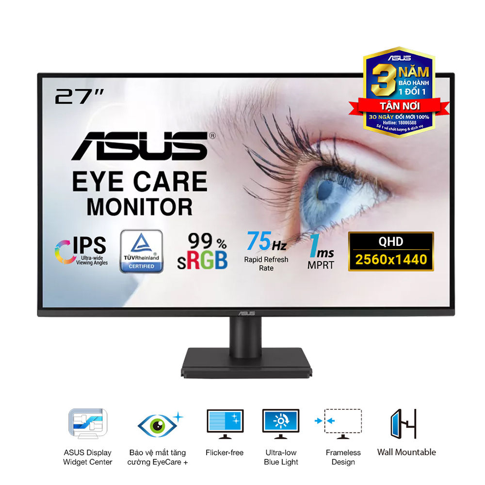 Màn hình ASUS LCD Model VA27AQ