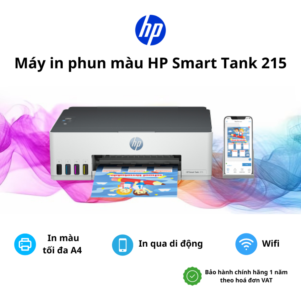 Máy in HP Smart Tank 215 Printer,