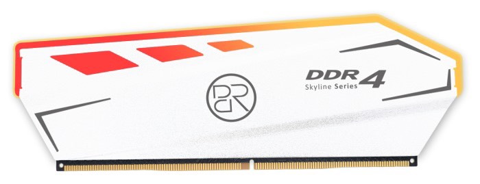 Bộ nhớ máy tính Ram BR Skyline RGB BR-PC4RGB8G3200 8GB màu trắng