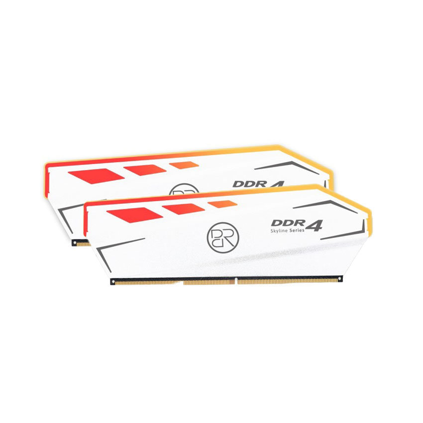 Bộ nhớ máy tính Ram BR Skyline RGB BR-PC4RGB8G3200 8GB màu trắng