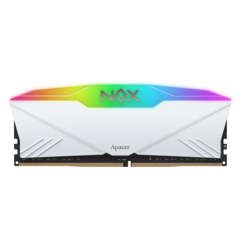 Bộ nhớ máy tính Apacer DDR4 8G 3200 OC NOX RGB AURA2 WHITE