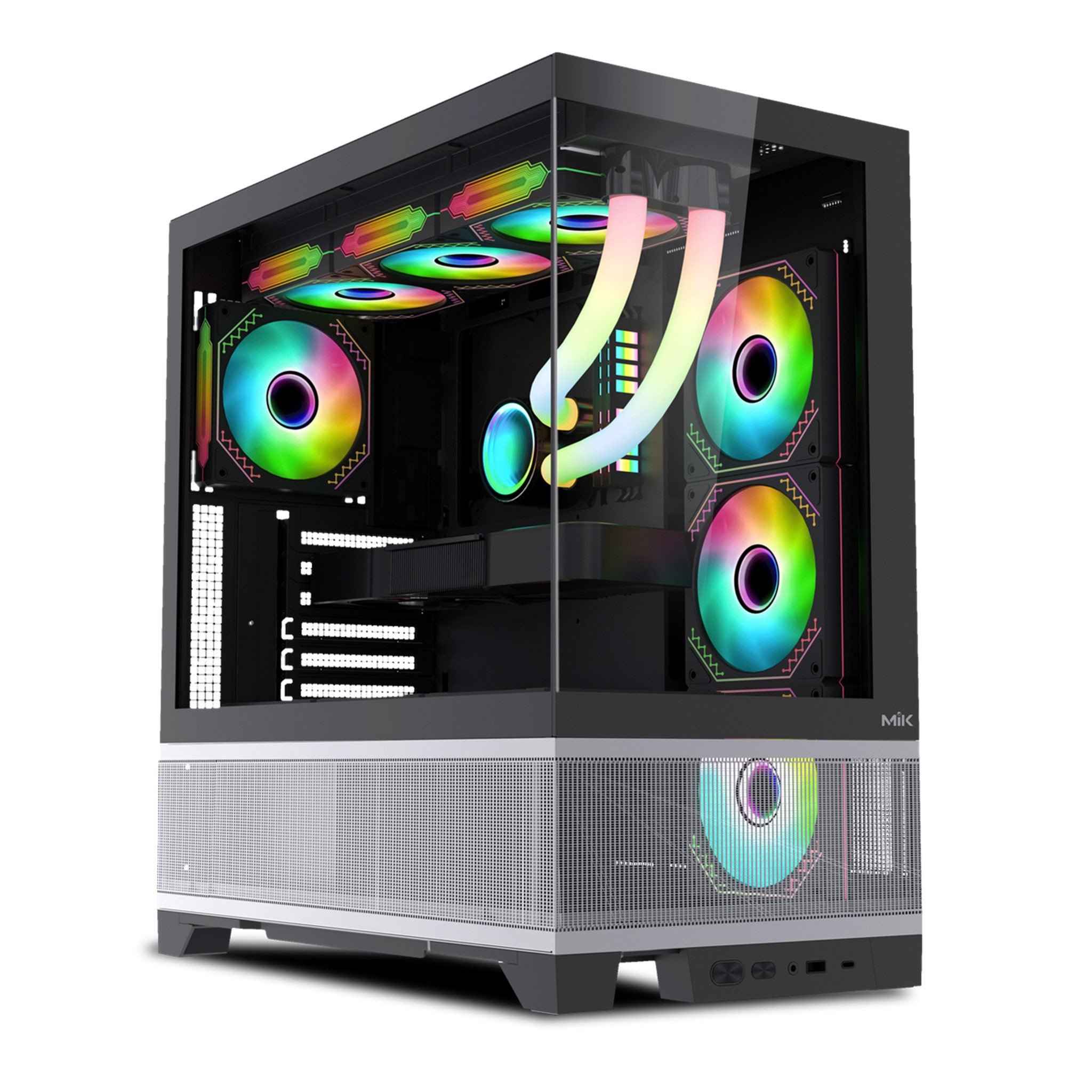 vỏ máy tính case mik lumine 4fa black