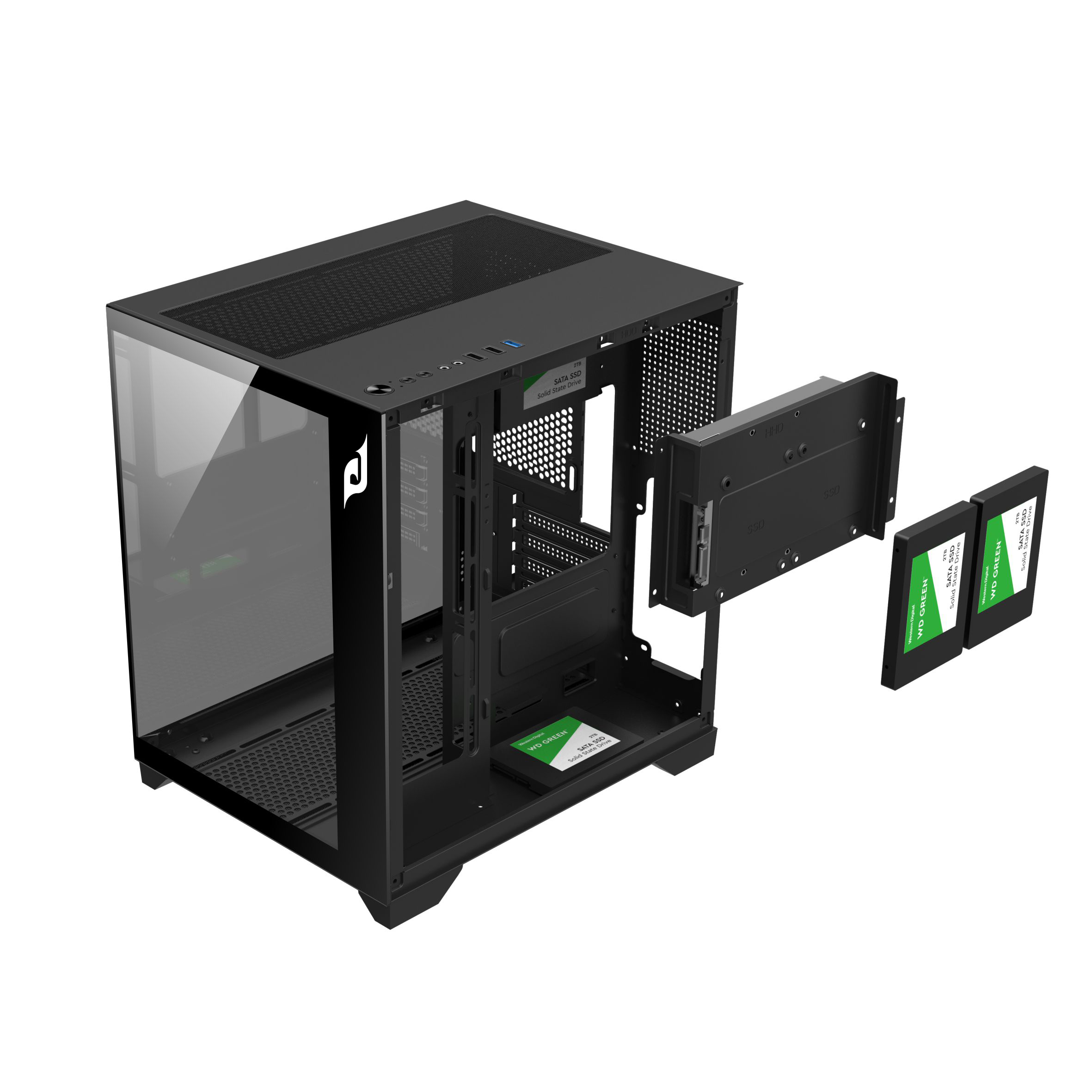 Vỏ máy tính ECS1503 Rescue màu đen Edra