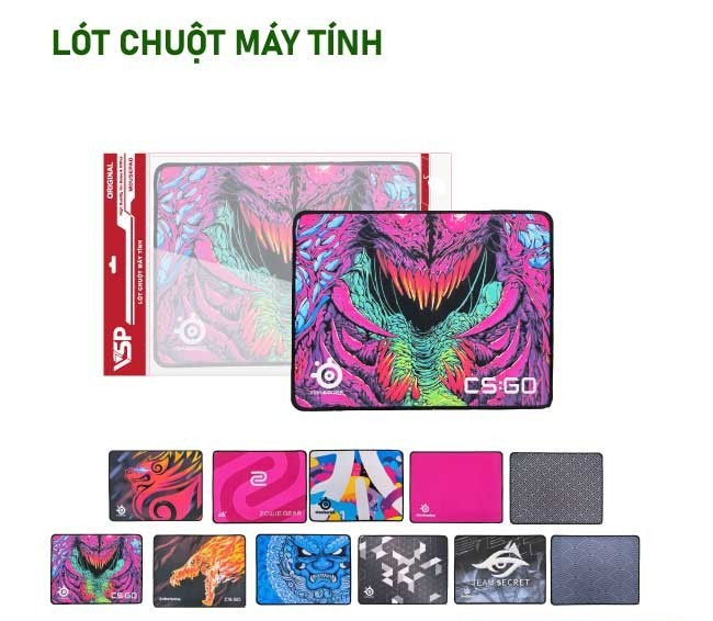 lót chuột gaming size trung PM-3P