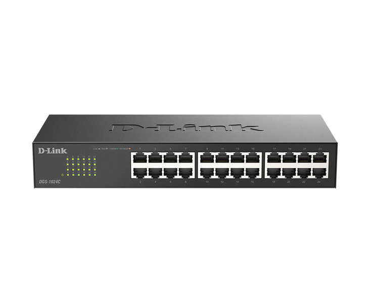 Switch dlink 24-Port Gigabit Unmanaged Switch DGS-1024C