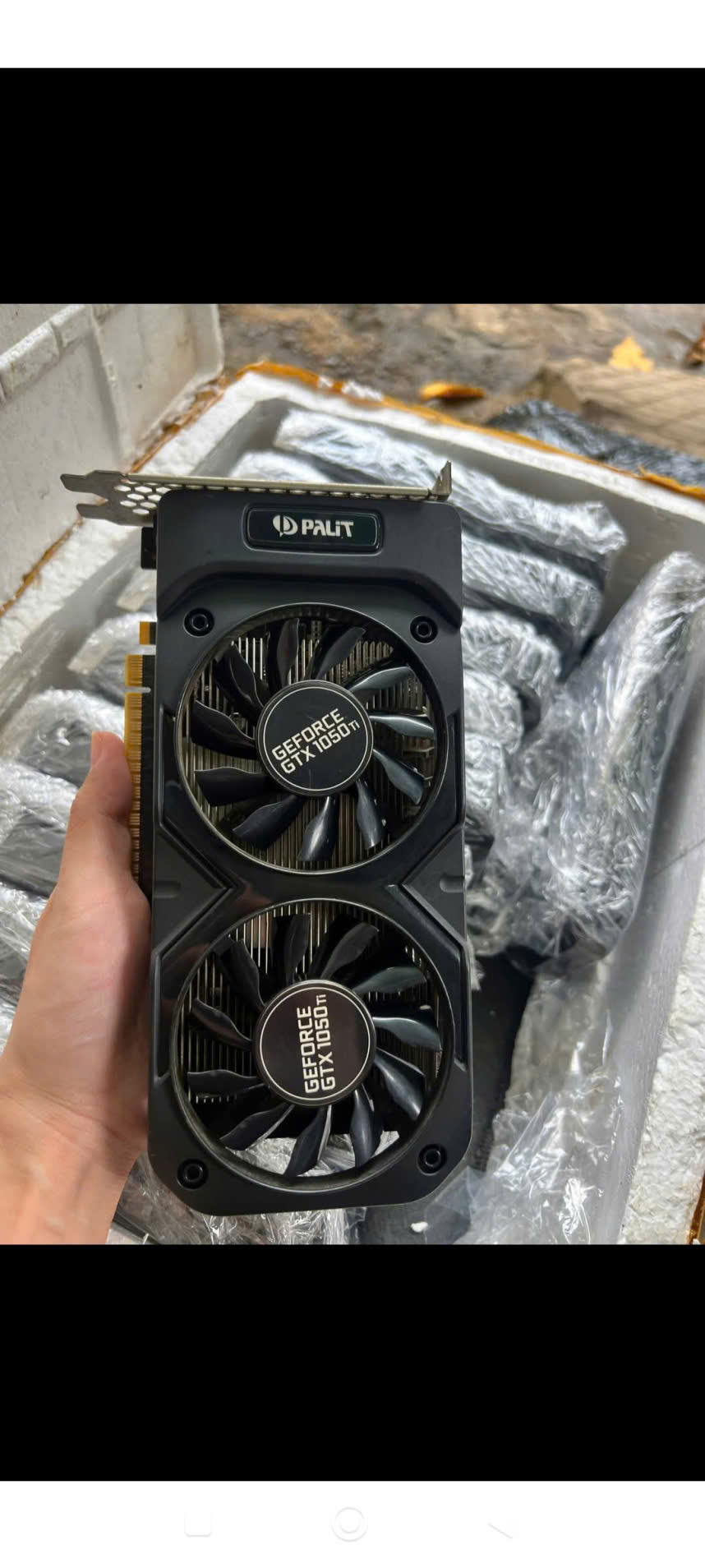 Card màn hình VGA PALIT GTX 1050Ti 4G D5 cũ DP/HDMI/DVI