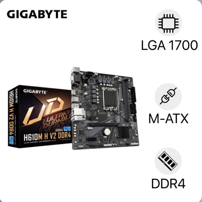Main Gigabyte H610M H DDR4