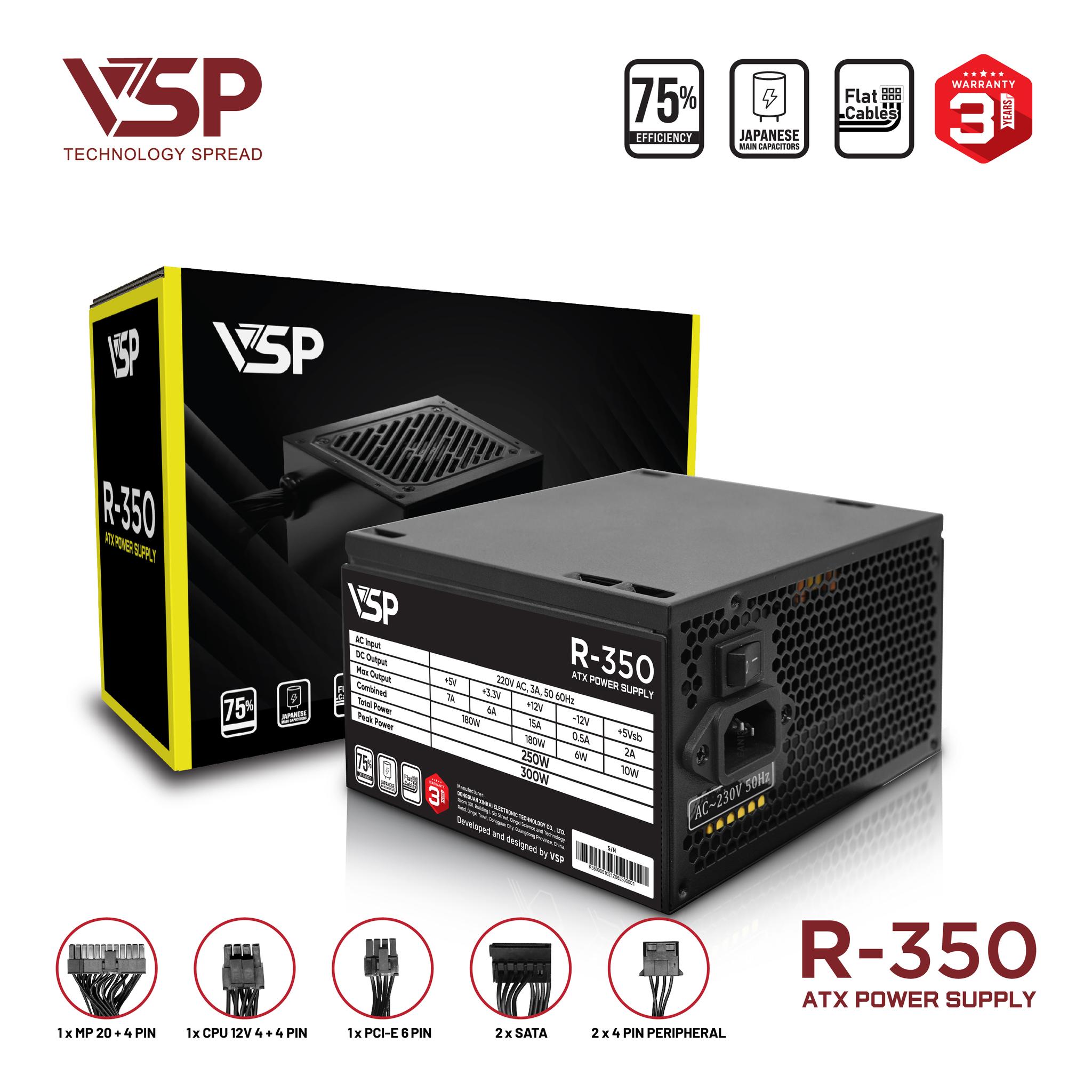 Nguồn máy tính VSP POWER R-350