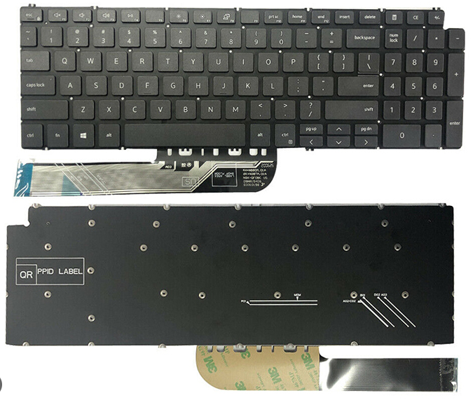 Bàn phím laptop Dell Inspiron 15 3501, 3502, 3505, 5501, 5502, 5508, 5509, 5584, 5590, 5593, 5594, 5598, Vostro 3500 Đen (ZIN) 5584