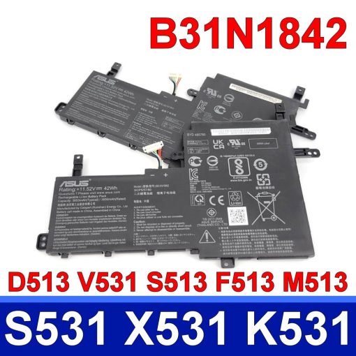 Pin laptop VivoBook S15 S531 – A515 S15 – B31N1842 (3 cell)