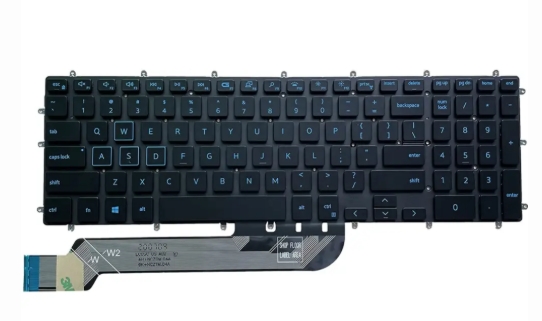 Phím Dell Vostro 15 3584 3590 5568, Gaming G3 3579, G3 3590, G3 3779, G5 5587, G5 5590, G7 7588 (7566) (LED Xanh)