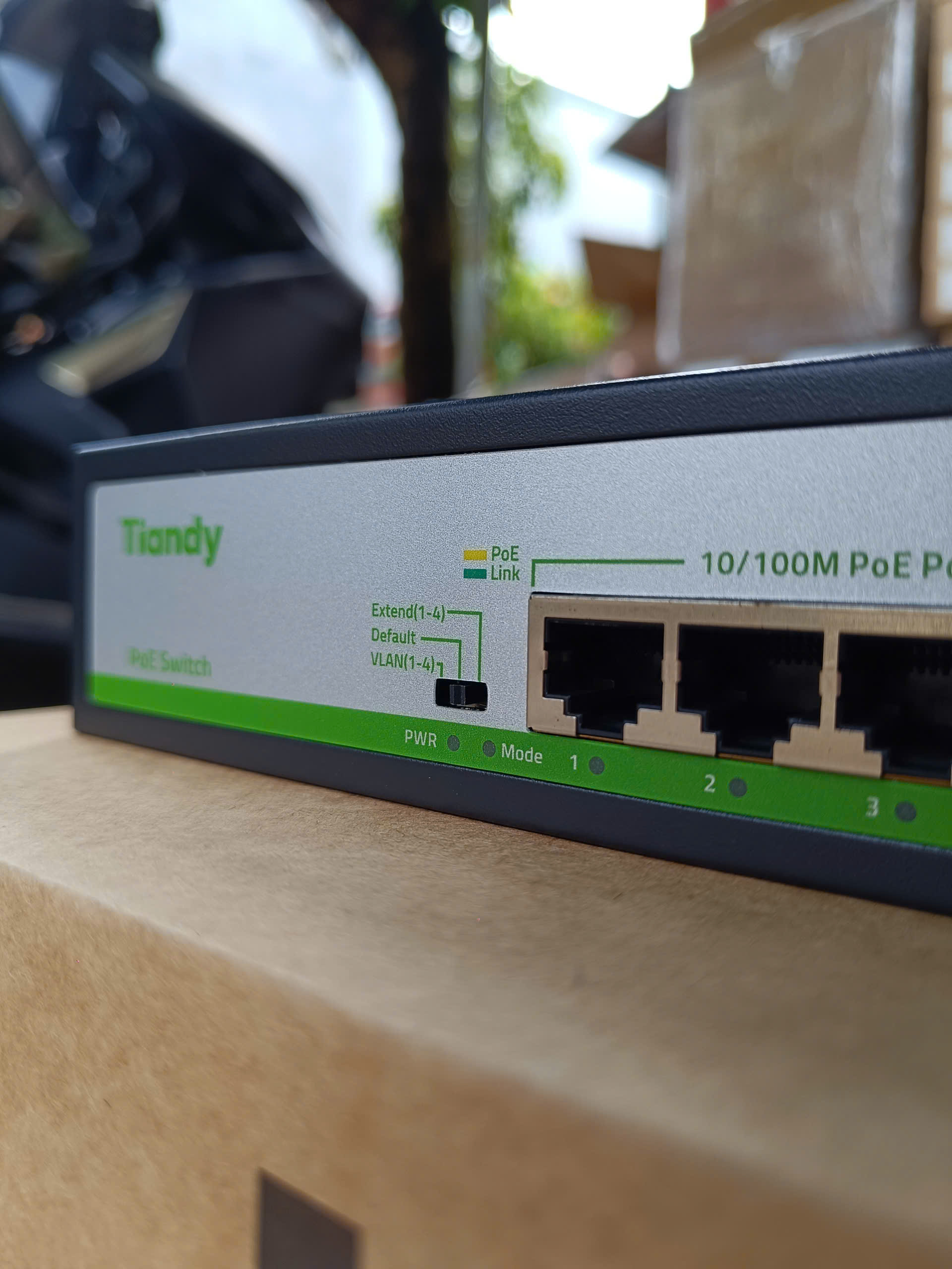 Switch Poe 4 port Tiandy TC-P3S06 SpecF0420AT 55w