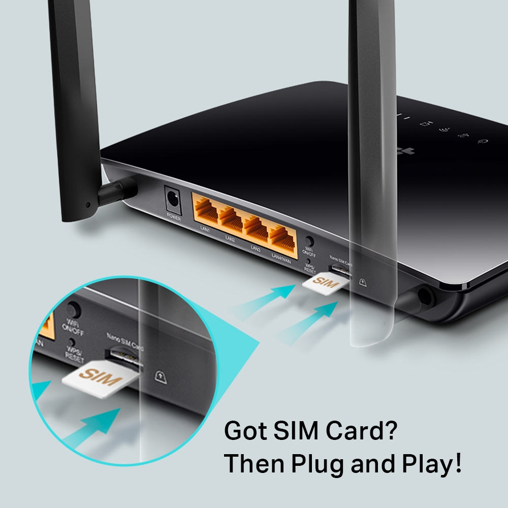 Wi-Fi 4G TP link MR6400 Router Chuẩn N 300 Mbps