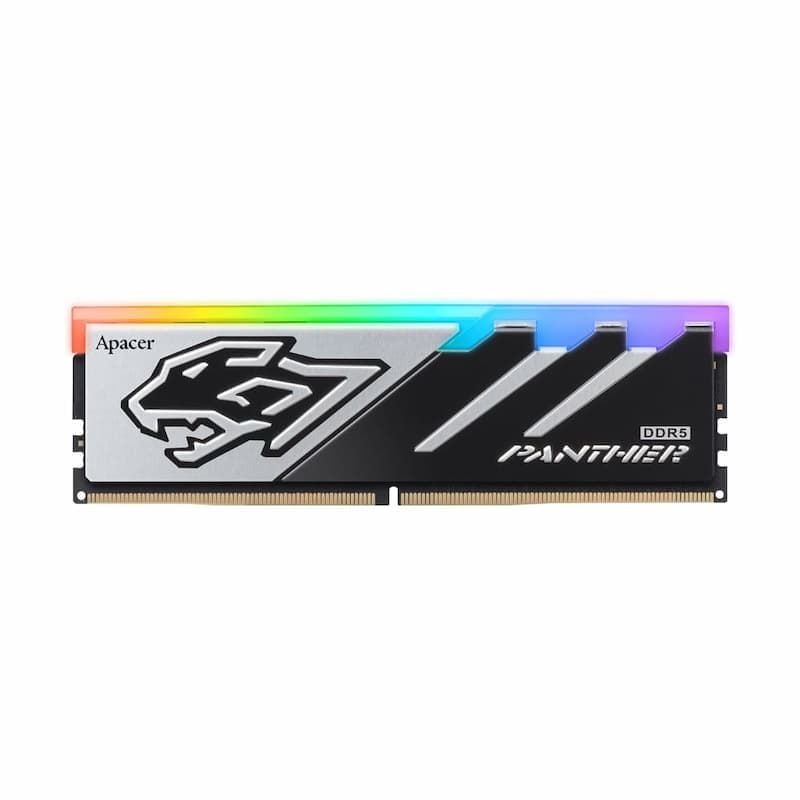 Bộ nhớ máy tính Apacer DDR5 DIMM 16G 5600 OC Panther RGB