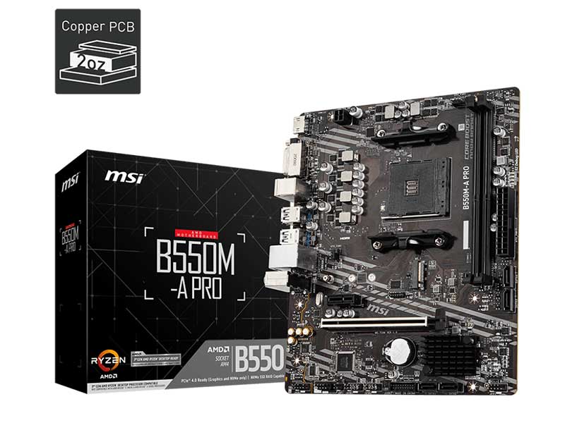 Bảng mạch chính MSI B550M-A PRO