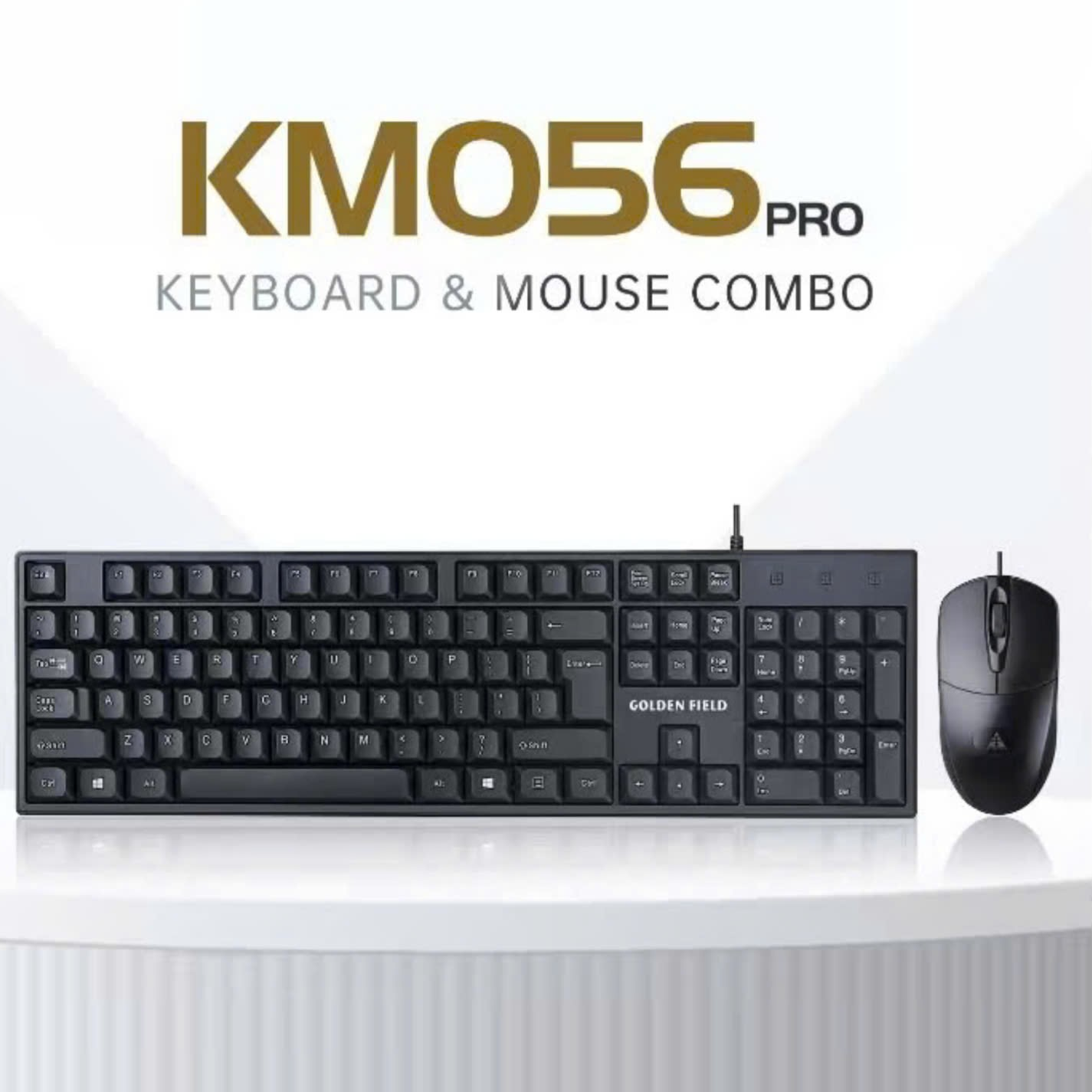 Bàn phím + chuột có dây Golden Field KM056