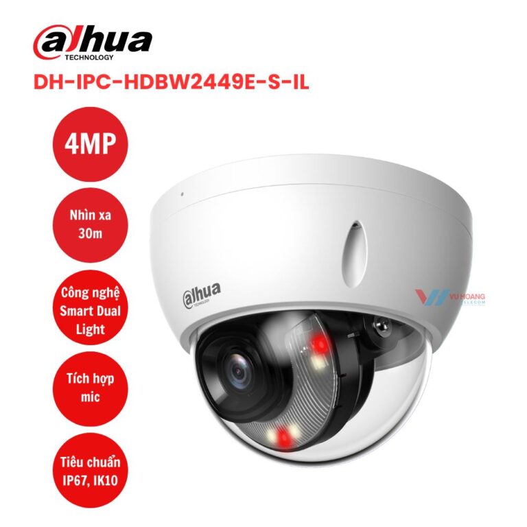 Camera DH-IPC-HDBW2449E-S-IL; Hiệu Dahua