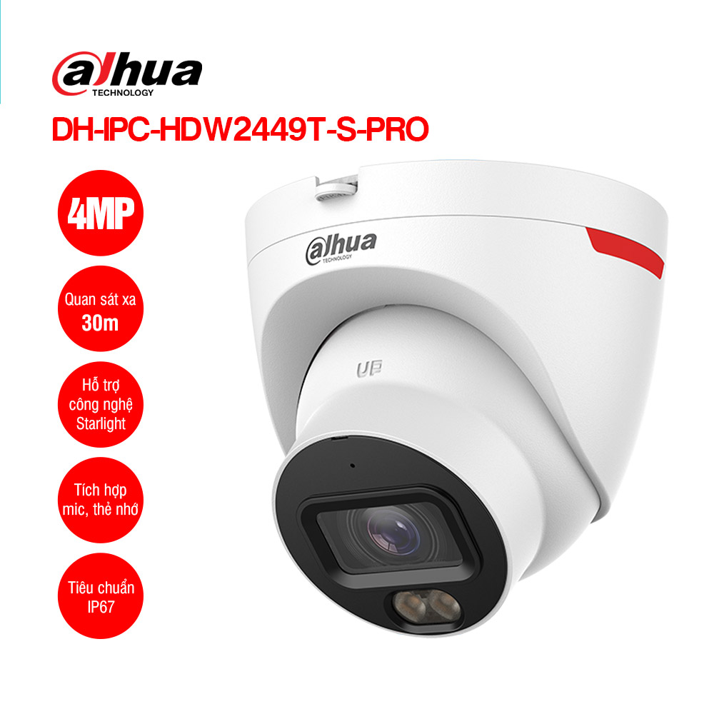 Camera quan sát DH-IPC-HDW2449T-S-PRO hiệu Dahua