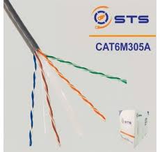 Cáp tín hiệu mạng CAT6M305A, hiệu STS, 305m/cuộn