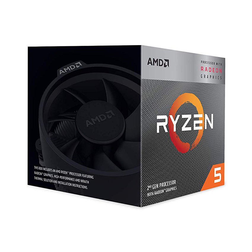 Bộ vi xử lý AMD Ryzen 5 3400G+ quạt