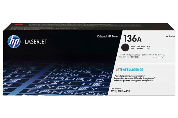 Hộp mực in laser HP 136A W1360A Đen (dành cho M211d/M211dw/M236dw/M236sdw)