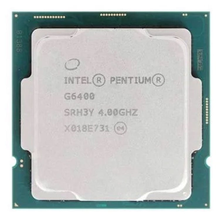 CPU Intel Pentium Gold G6400 (4.0GHz, 2 nhân 4 luồng, 4MB Cache, 58W) - Socket Intel LGA 1200)