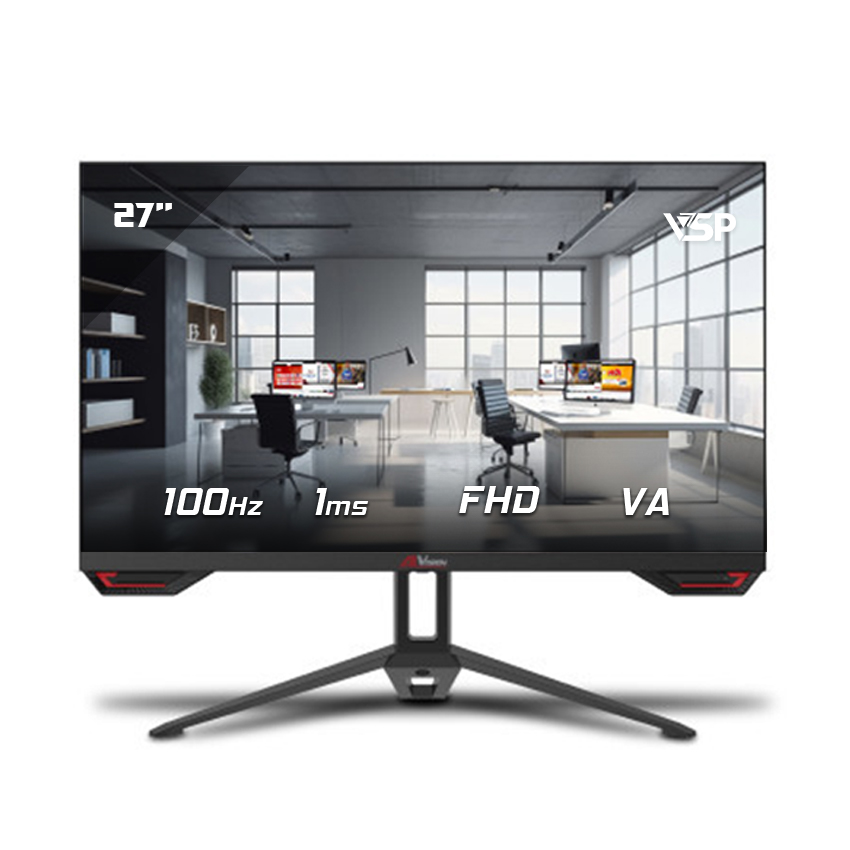 Màn hình 24 inch AIVISION A243FV màu đen