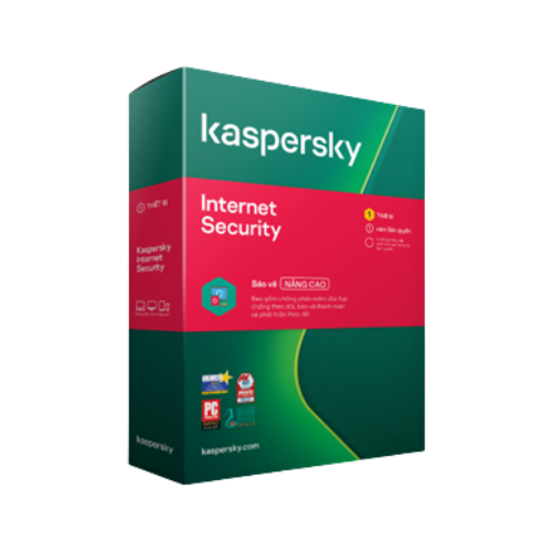 Bản quyền phần mềm Kaspersky Internet MD 1 thiết bị (KL19394CAFS)