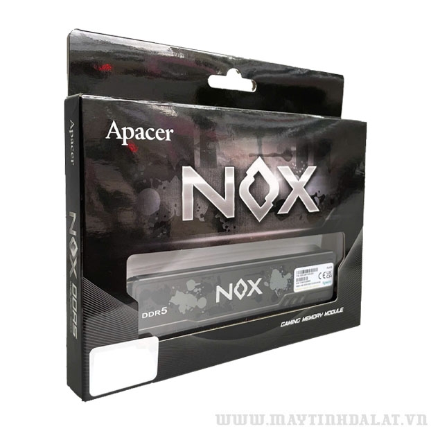 Bộ nhớ máy tính Apacer DDR5 DIMM 16G 5600 OC NOX