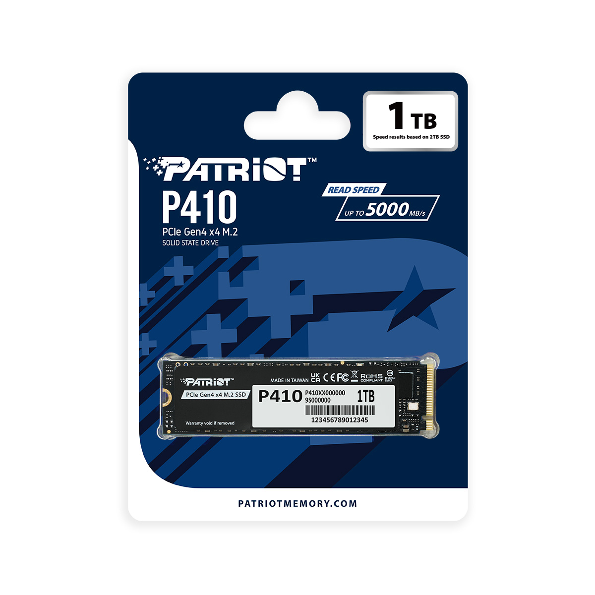 SSD Patriot P410 1TB Gen4x4 M.2