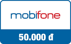 Thẻ cào Mobifone mệnh giá 50.000