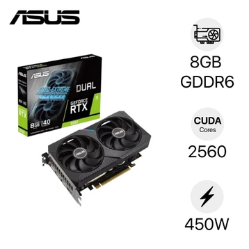 Card vga hiệu ASUS DUAL-RTX3050-8G-V2