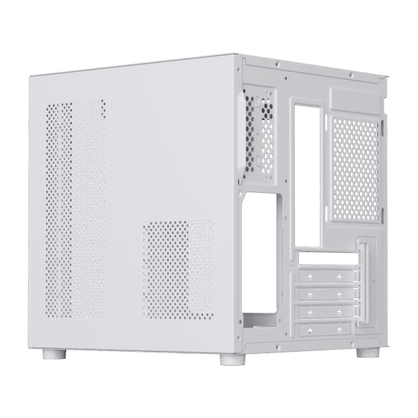 Vỏ case máy tính model: Cubi-M Elite White, hiệu: Magic, màu trắng