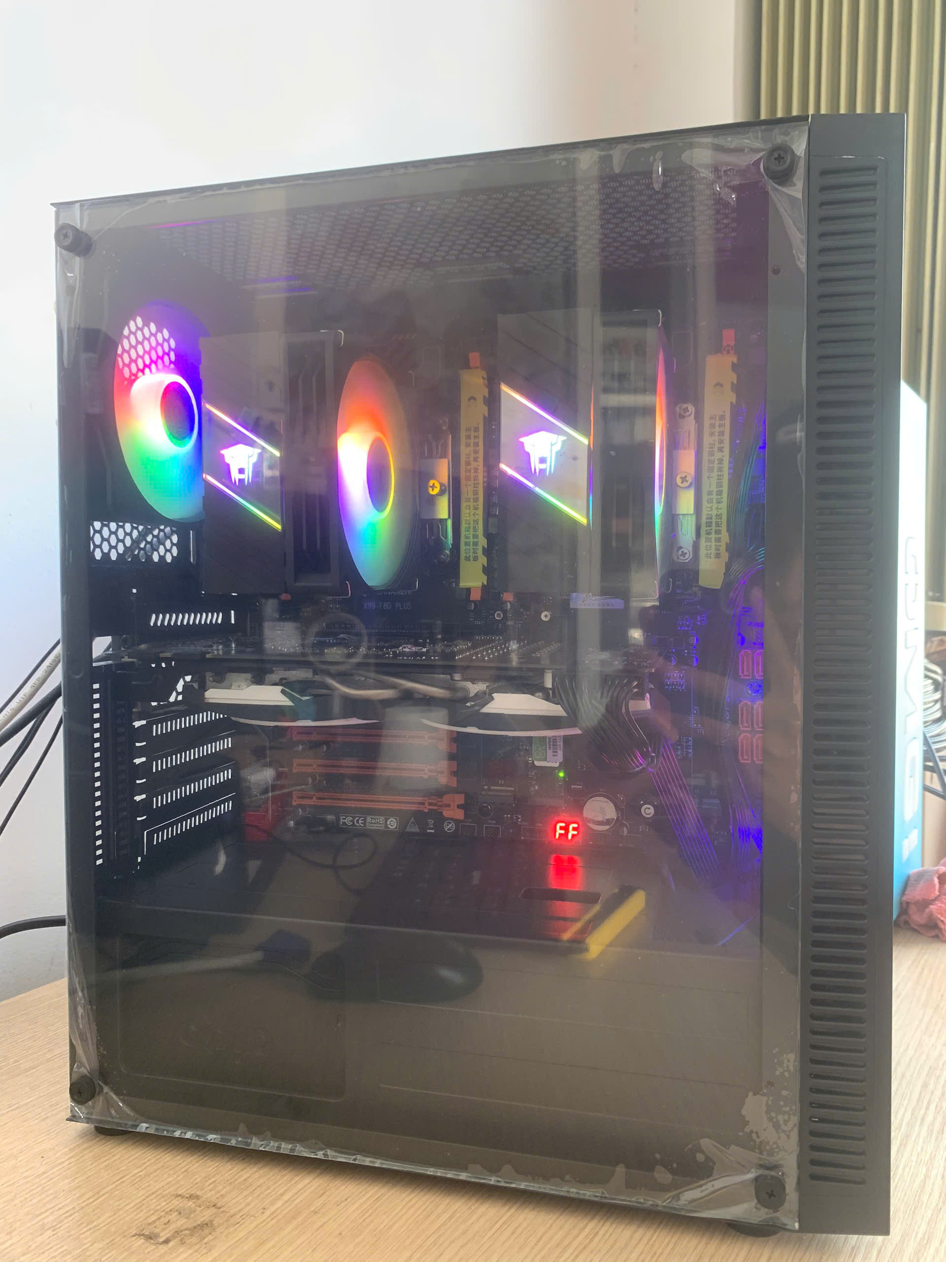 Bộ pc xeon X99 F8D PLUS/ 2680V4/ RAM 64G/VGA 1080 8GB/SSD 512GB/ NGUỒN 750W
