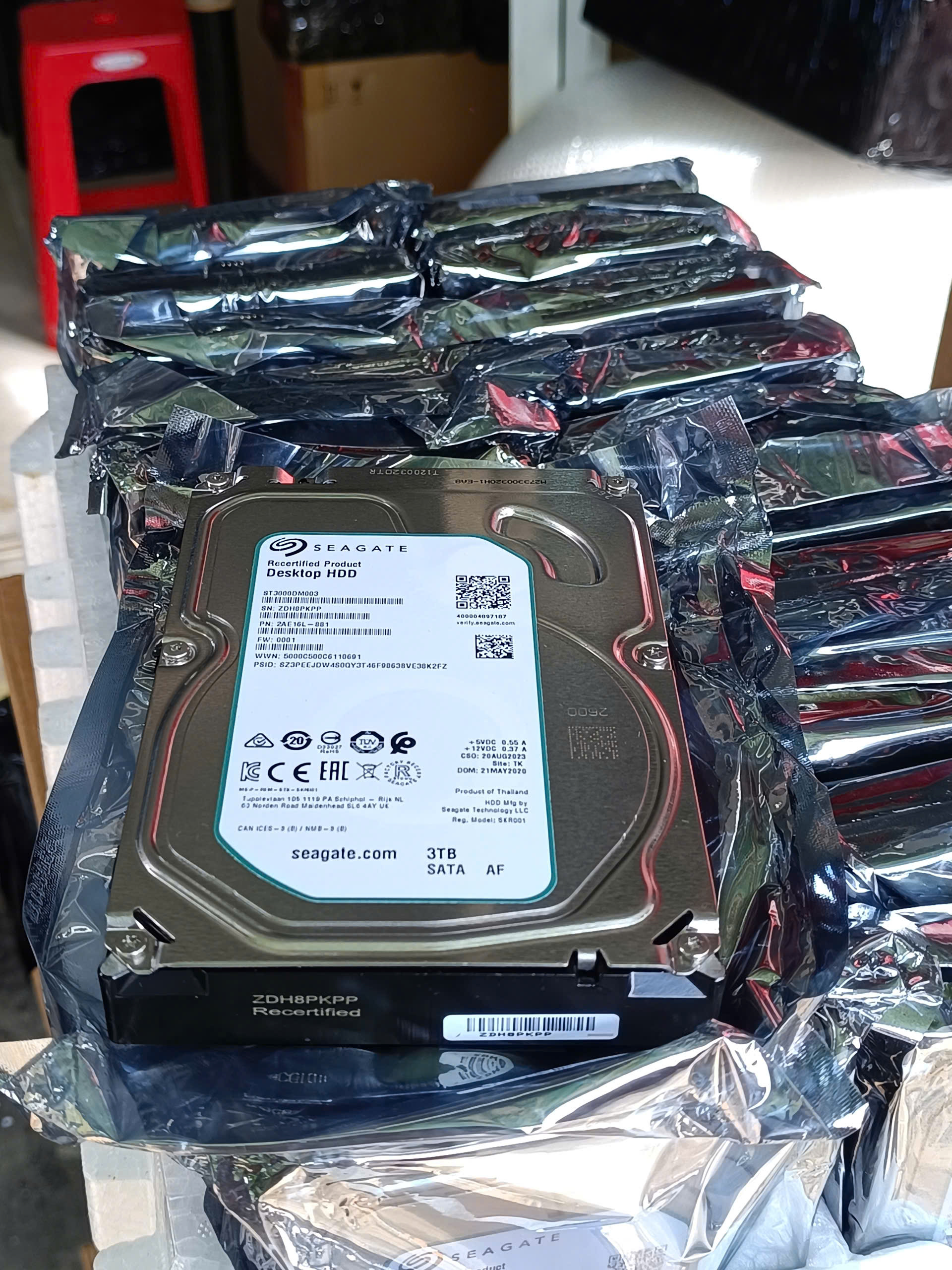 Ổ cứng HDD Seagate 3TB full vat