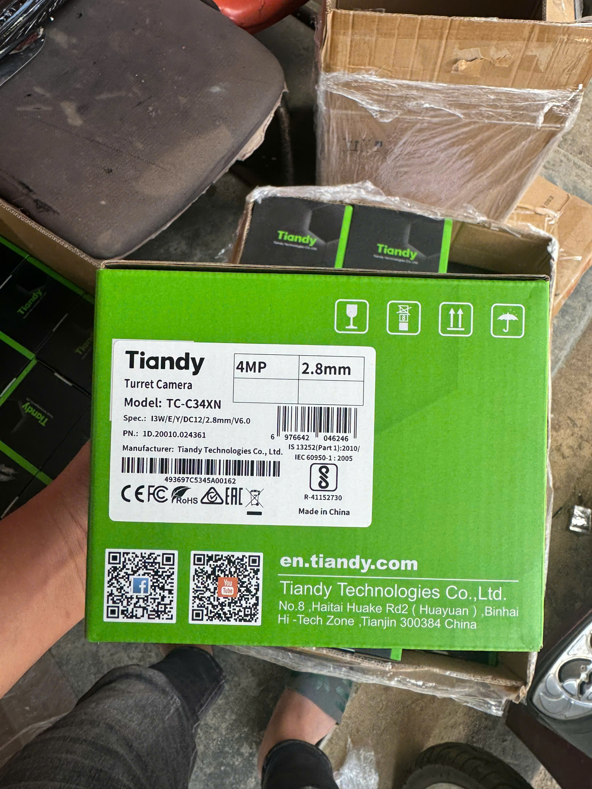 Camera IP Tiandy TC-C34XN 4MP Dome chính hãng