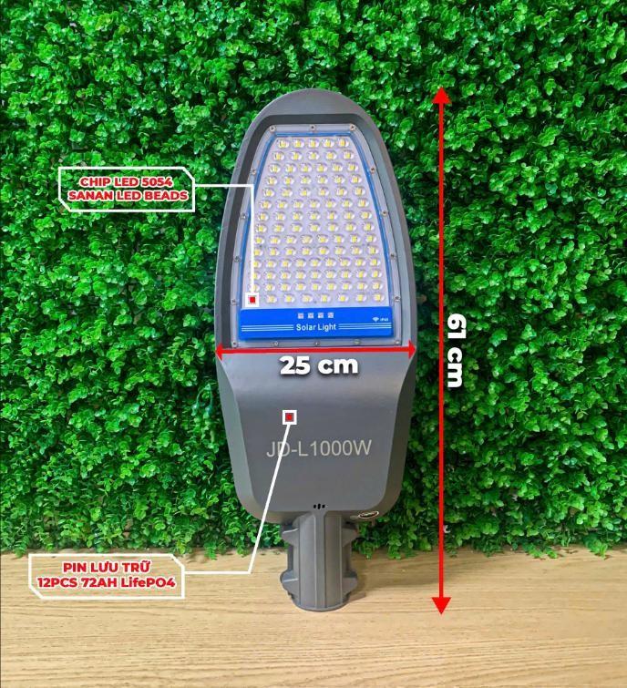 Đèn đường năng lượng mặt trời 1000W JD-L1000